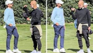 【走到哪教到哪】连打高尔夫的人都逃不过瓜帅的“指导”