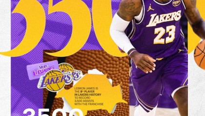 DB电竞官网-里程悲！詹姆斯达成湖人生涯3500助攻 准三双末节13分难阻惜败